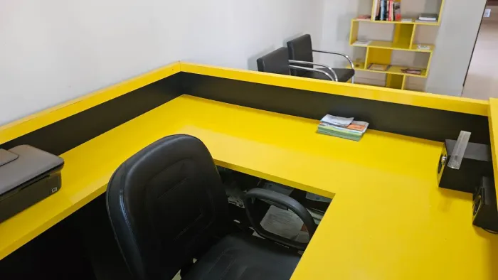 Balcão de recepção