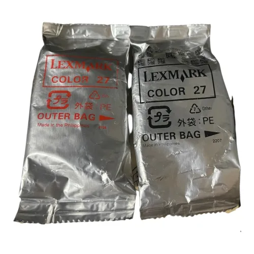  Cartucho Lexmark 27 color original 2 un