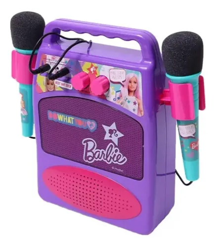 Microfone Barbie Meu Primeiro Karaokê