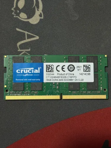 Memória RAM Crucial Notebook 16gb DDR4 3200mhz