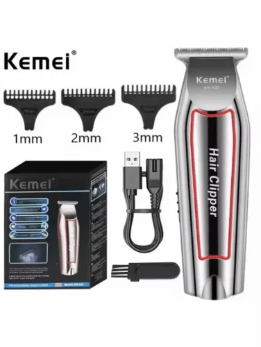 Máquina kemei de aparar cabelo/barba