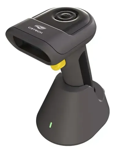 Leitor De Código De Barras Sem Fio C3tech 1d/2d Lb-w350bk
