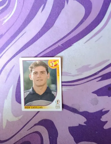 Figurinha Iker Casillas Copa do Mundo 2002