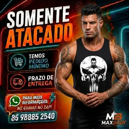 regata cavada fitness masculina