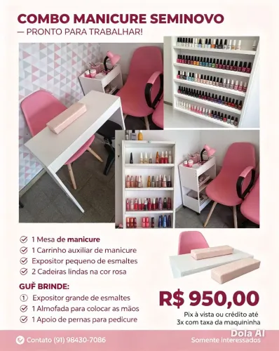 Vendo combo manicure.