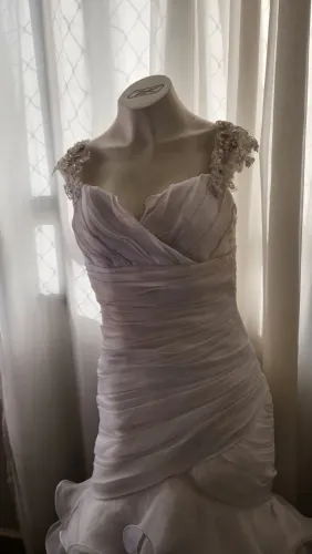Vestido sereia noiva P 36