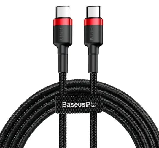 Cabos Baseus Tipo C para C - Novo.