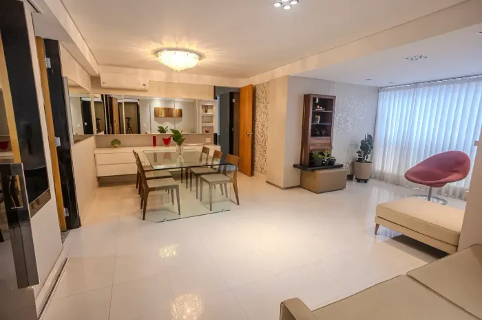 Apartamento para aluguel tem 95 metros quadrados com 3 quartos