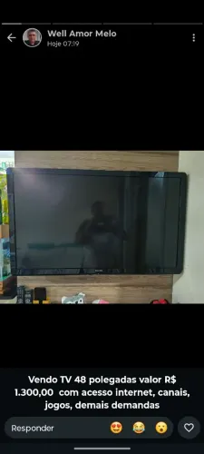 Vende se tv. 48 polegadas .