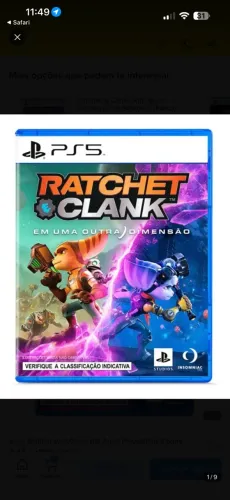 Jogo Ratchet PS5