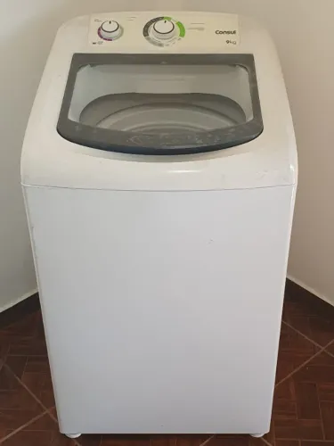 Máquina de Lavar Lava Lavadora de Roupas Consul 9KG 220V CWB09AB Higienizada