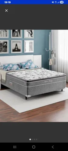 Vendo cama usada poucas vezes e troco por um frigobar 