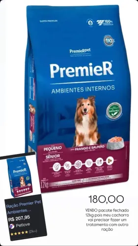 Ração Premier Sênior