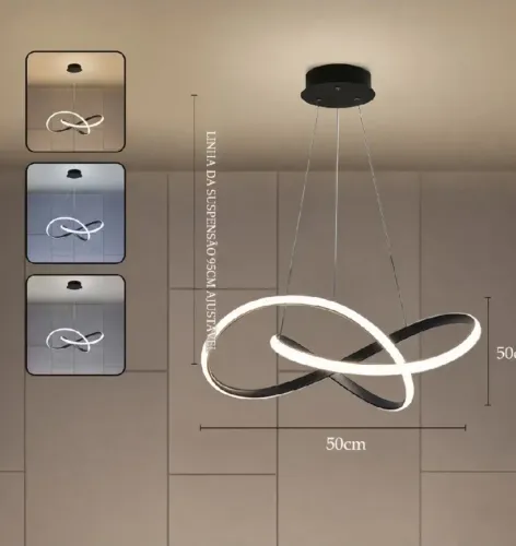Luminária de LED. Para quem tem um bom gosto para sua sala