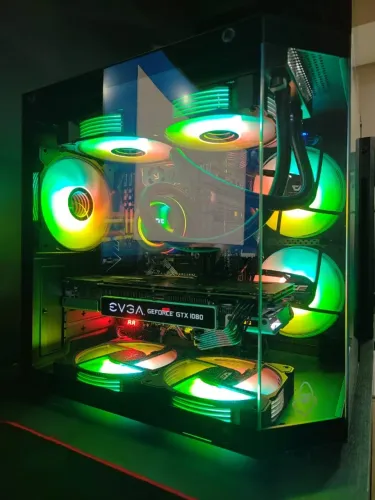 PC gamer GTX 1080 EVGA 8GB, 32gb ram ddr4, nvme 512 gb xpg, Intel xeon 2667V3 8\16 núcleos