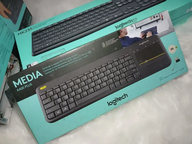 Teclado mouse sem fio logitech