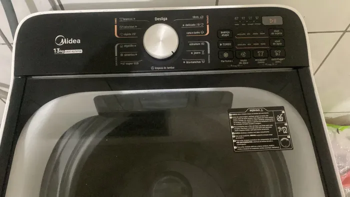 Vendo máquina de lavar 13 a 15kg Midea