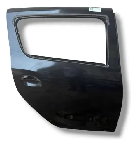 Porta Traseira Direita Renault Sandero 15 22 Pelada Traseira Direito Preto