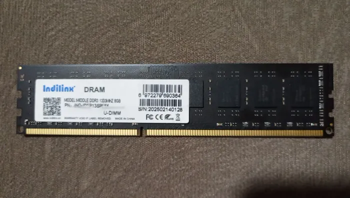memória RAM DDR3 8 GB 1333 Indilinx DRAM 