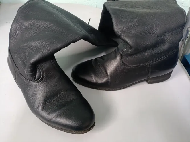 Bota couro 39-40 masculino