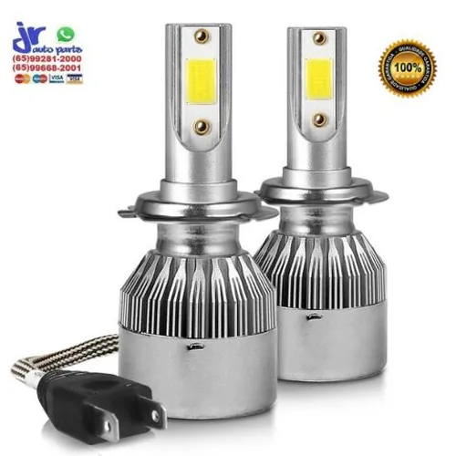 H7 - Kit Lâmpada Ultra LED H7 6000K 12V 24V