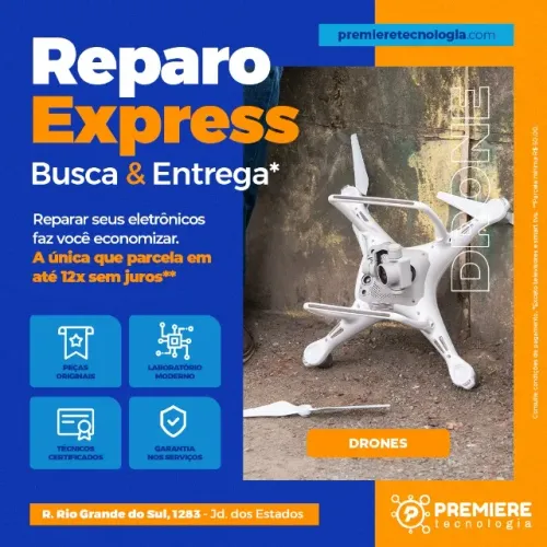 Conserto e manutenção de Drones