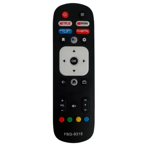 Controle Remoto Para Tv Smart Br58gua Br32d Vizzion + Pilhas