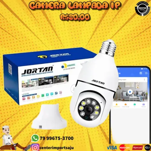 Câmera lampada de segurança Ip Yosee Entrega imediata