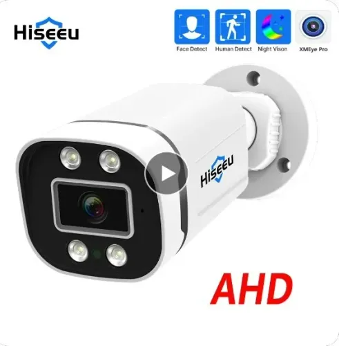 Câmera de segurança externa bullet, 1080p, ahd, detector de Movimento, 2MP, cctv analógico