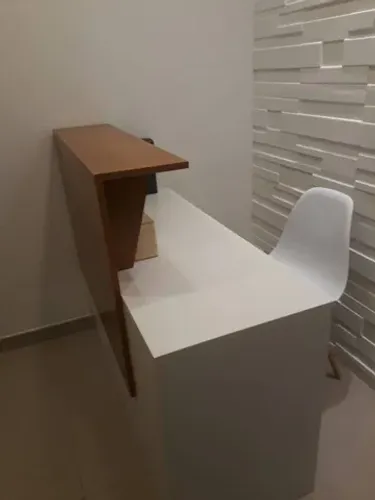 balcão para recepção live reto simples