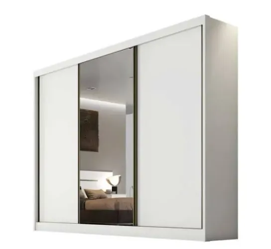 Guarda Roupa Casal De Correr Branco
