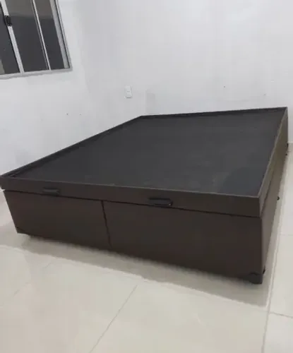 Cama Queen Com Baú 1,58X1,98