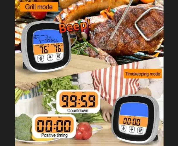 Termômetro De Carne Sensível Ao Toque Para Churrasco  Arduino Automação Robotic COD-AP174 