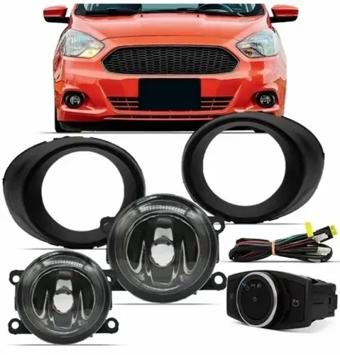 Kit Farol de milha para o Novo Ford Ka 2014 até 2016