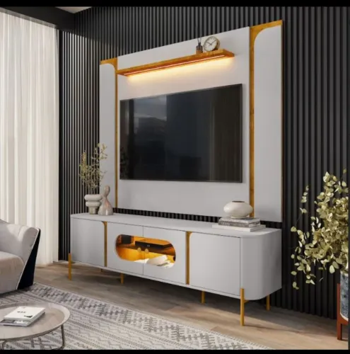 Painel e Rack maresia pra TV 75 polegadas