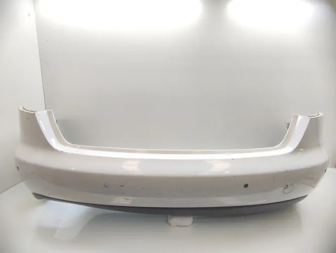 Parachoque Traseiro Com Spoiler Audi A4 2010 2011 Branco 