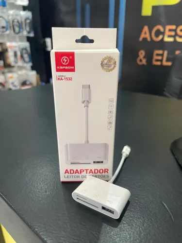 Adaptador Tipo C 3 em 1 para TF/SD/USB KA-1532 - Kapbom