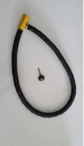 Tranca / Cadeado Para Moto E Bicicleta - 110cm - Reforçado