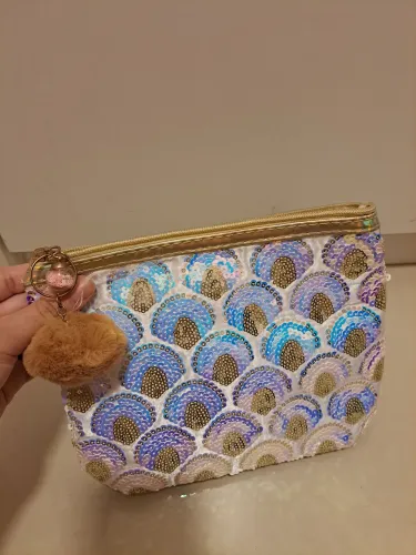 Necessaire paetê escamas