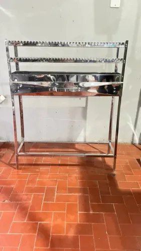 churrasqueira de inox para espetinhoos
