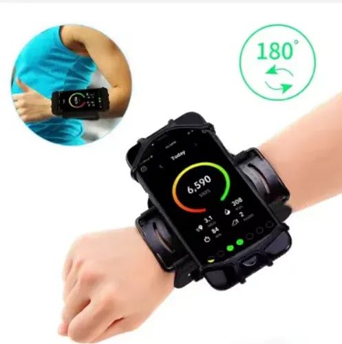 Suporte Celular Função Giro 180° Pulso Entregadores Motoboy Bike Bicicleta Corrida z941