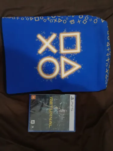 Capa para ps5 slim+ jogo lacrado
