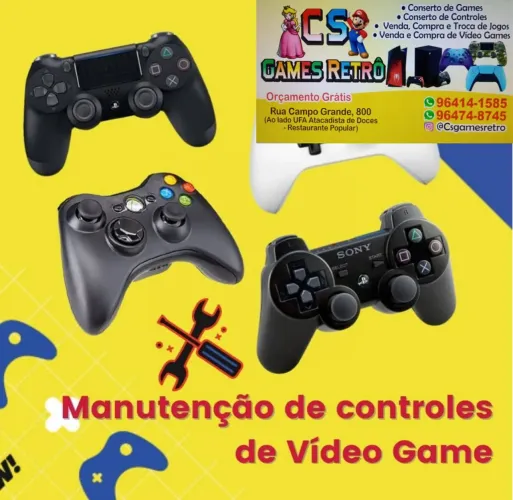 Controle com defeito fazemos na hora ?( depende do volume de servi..) 