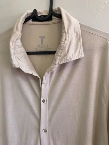 Camisa Social Bege - Tamanho M