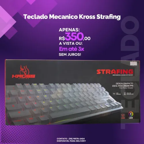 Teclado Mecânico Kross Strafing - Novo