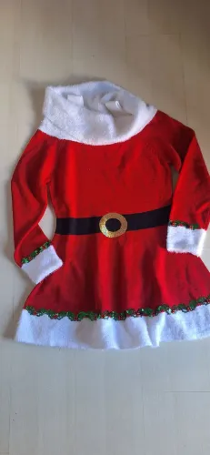 Vestido/fantasia Natal Mam?e Noel. Importado Tam.M