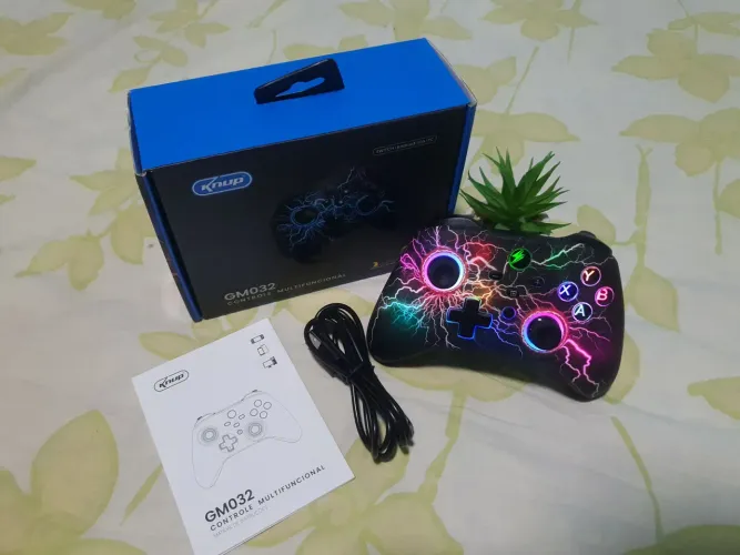 Controle joystick sem fio bluetooth switch, ios, Android ou pc