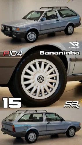 Roda Volkswagen bananinha aro 15 prata novas 4x100