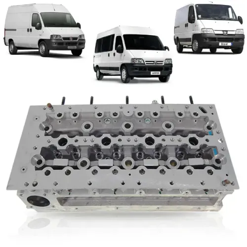 CABEÇOTE (BICO RETO) FIAT DUCATO  2.3 16V EURO 3 2009 2010 2011 2012