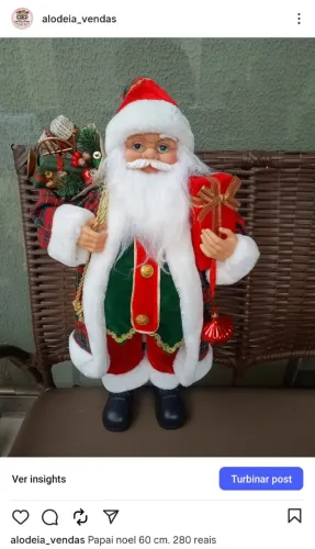 Papai noel 60 cm